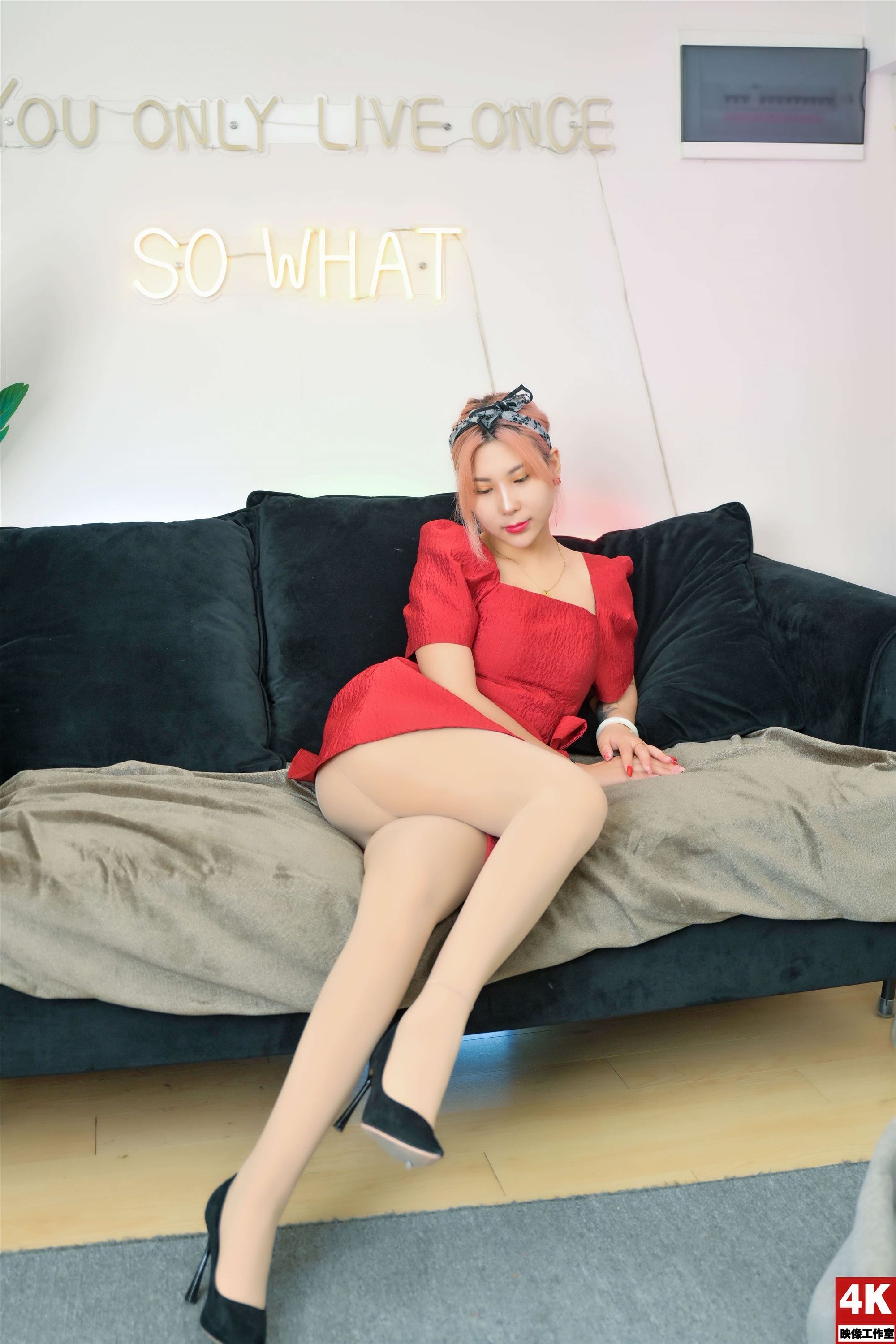 Ligui丽柜 2022.08.17 氛围灯下的肉丝 小發